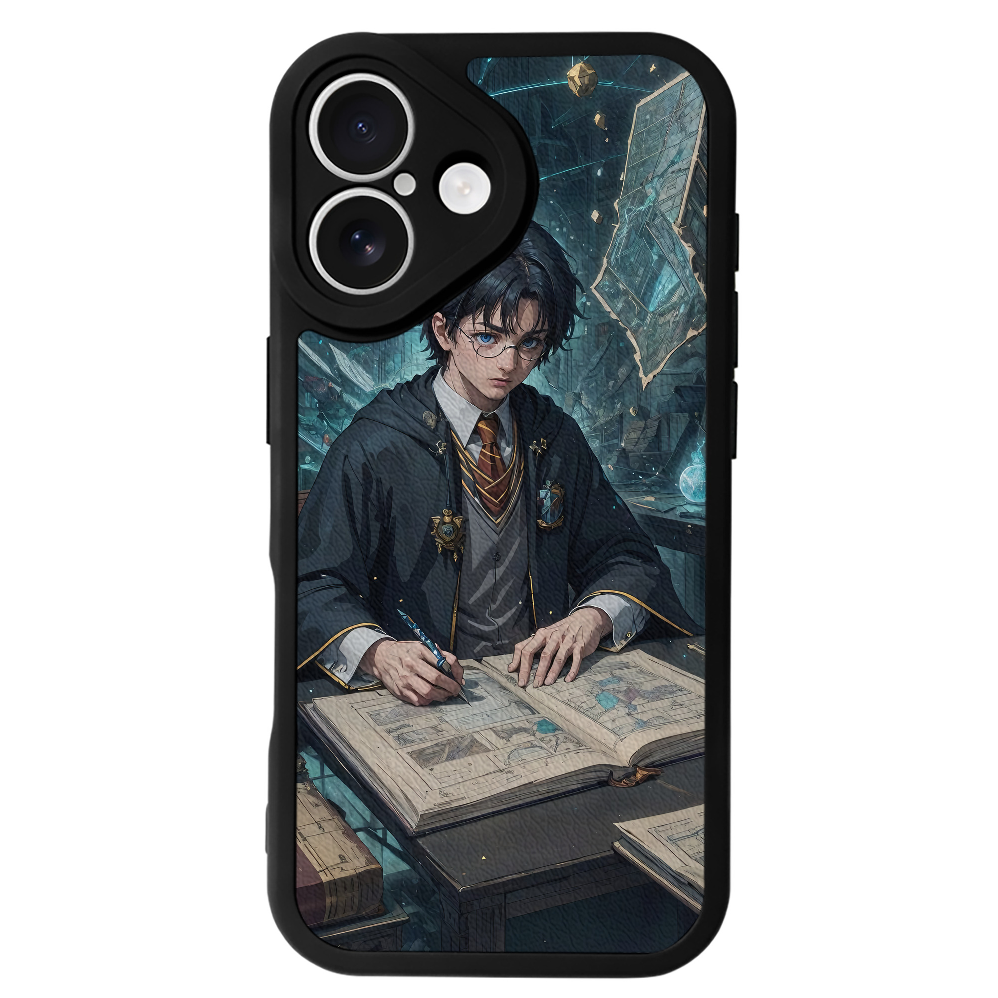 （画像用） Harry Potter ハリー・ポッターシリーズ 【iPhone 16シリーズ対応】シリコンスマホケース（レザー調） 材質：シリコン